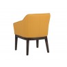 Dorian Dining Armchair - Marigold - Back Angle