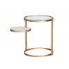 Sunpan Helica Side Table - Brass - Side