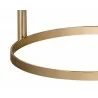 Sunpan Helica Side Table - Brass - Leg Close-Up - Sunpan Helica Side Table - Brass - Leg Close-Up