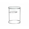 Sunpan Helica Side Table - Stainless Steel - Front - Sunpan Helica Side Table - Stainless Steel - Front