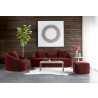 Astrid Sofa - Merlot - Lifestyle