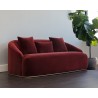 Astrid Sofa - Merlot - Lifestyle