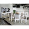 Manhattan Comfort Viennese 62.99 in. 6-Shelf Buffet Cabinet with Mirrors in White Gloss