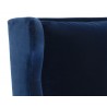 Virgil Lounge Chair - Evening Navy - Seat Close-Up