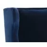 Virgil Lounge Chair - Evening Navy - Seat Close-Up - Virgil Lounge Chair - Evening Navy - Seat Close-Up