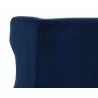 Virgil Lounge Chair - Evening Navy - Back Angle - Virgil Lounge Chair - Evening Navy - Back Angle