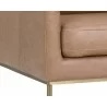 Virgil Lounge Chair - Marseille Camel Leather - Leg Close-Up - Virgil Lounge Chair - Marseille Camel Leather - Leg Close-Up
