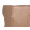 Virgil Lounge Chair - Marseille Camel Leather - Back Angle - Virgil Lounge Chair - Marseille Camel Leather - Back Angle