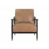 Kellam Lounge Chair - Marseille Camel Leather - Front - Kellam Lounge Chair - Marseille Camel Leather - Front