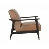 Kellam Lounge Chair - Marseille Camel Leather - Side Angle - Kellam Lounge Chair - Marseille Camel Leather - Side Angle