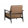 Kellam Lounge Chair - Marseille Camel Leather - Back Angle - Kellam Lounge Chair - Marseille Camel Leather - Back Angle