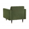 Yosi Armchair - Moss Green - Back Angle