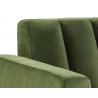 Yosi Armchair - Moss Green - Seat Back Close-Up