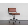 Davis Office Chair - Black - Rust Tan - Lifestyle