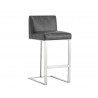 Dean Barstool - Stainless Steel - Cantina Magnetite - Angled View