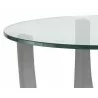 Sunpan Lia Side Table - Close up Angle - Sunpan Lia Side Table - Close up Angle