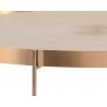 Sunpan Chelsea Coffee Table - Table Edge Close-Up