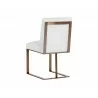 Dean Dining Chair - Antique Brass - Cantina White - Bacn Angle - Dean Dining Chair - Antique Brass - Cantina White - Bacn Angle
