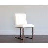 Dean Dining Chair - Antique Brass - Cantina White - Lifestyle