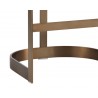 Sunpan Beaumont Barstool in Antique Brass And Cantina Black - Frame