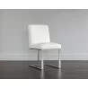 Dean Dining Chair - Stainless Steel - Cantina White - Lifestyle - Dean Dining Chair - Stainless Steel - Cantina White - Lifestyle