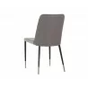 Klaus Dining Chair - Flint Grey / Napa Taupe - Back Angle - Klaus Dining Chair - Flint Grey / Napa Taupe - Back Angle