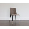Klaus Dining Chair - Sparrow Grey / Napa Black - Lifestyle