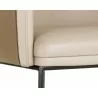 Carter Dining Armchair - Napa Beige / Napa Tan - Leg Close-Up - Carter Dining Armchair - Napa Beige / Napa Tan - Leg Close-Up