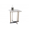 SUNPAN Madelyn Side Table, Front view with Decor