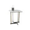 SUNPAN Madelyn Side Table, Front view with Decor - SUNPAN Madelyn Side Table, Front view with Decor