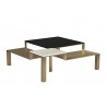 Sunpan Saber Coffee Table - Front Angle