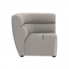 Cornell Modular - Corner Chair - Polo Club Stone - Side Angle