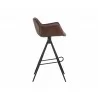 Owen Swivel Barstool - Hearthstone Brown - Side Angle - Owen Swivel Barstool - Hearthstone Brown - Side Angle
