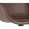 Owen Swivel Barstool - Hearthstone Brown - Seat Close-up - Owen Swivel Barstool - Hearthstone Brown - Seat Close-up