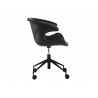 Kash Office Chair - Nightfall Black - Side Angle