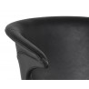 Kash Office Chair - Nightfall Black - Seat Back Close-up