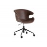 Kash Office Chair - Hearthstone Brown - Angled View