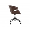 Kash Office Chair - Hearthstone Brown - Sade Angle