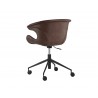 Kash Office Chair - Hearthstone Brown - Back Angle