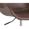 Kash Office Chair - Hearthstone Brown - Seat Close-up