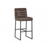 SUNPAN Spyros Barstool - Havana Dark Brown - Angled