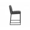 Spyros Counter Stool - Overcast Grey - Side Angle - Spyros Counter Stool - Overcast Grey - Side Angle