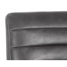 Spyros Counter Stool - Overcast Grey - Seat Back Close-up