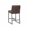 Spyros Counter Stool - Havana Dark Brown - Back Angle - Spyros Counter Stool - Havana Dark Brown - Back Angle