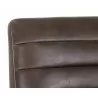Spyros Counter Stool - Havana Dark Brown - Seat Back Close-up - Spyros Counter Stool - Havana Dark Brown - Seat Back Close-up