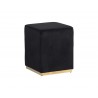 Cricket Ottoman - Black - Angled