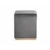 Cricket Ottoman - Grey - Side - Cricket Ottoman - Grey - Side