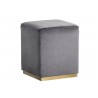 Cricket Ottoman - Grey - Angled