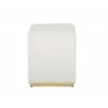 Cricket Ottoman - Cream - Side - Cricket Ottoman - Cream - Side