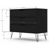 Manhattan Comfort Rockefeller 3-Drawer Dresser - Manhattan Comfort Rockefeller 3-Drawer Dresser